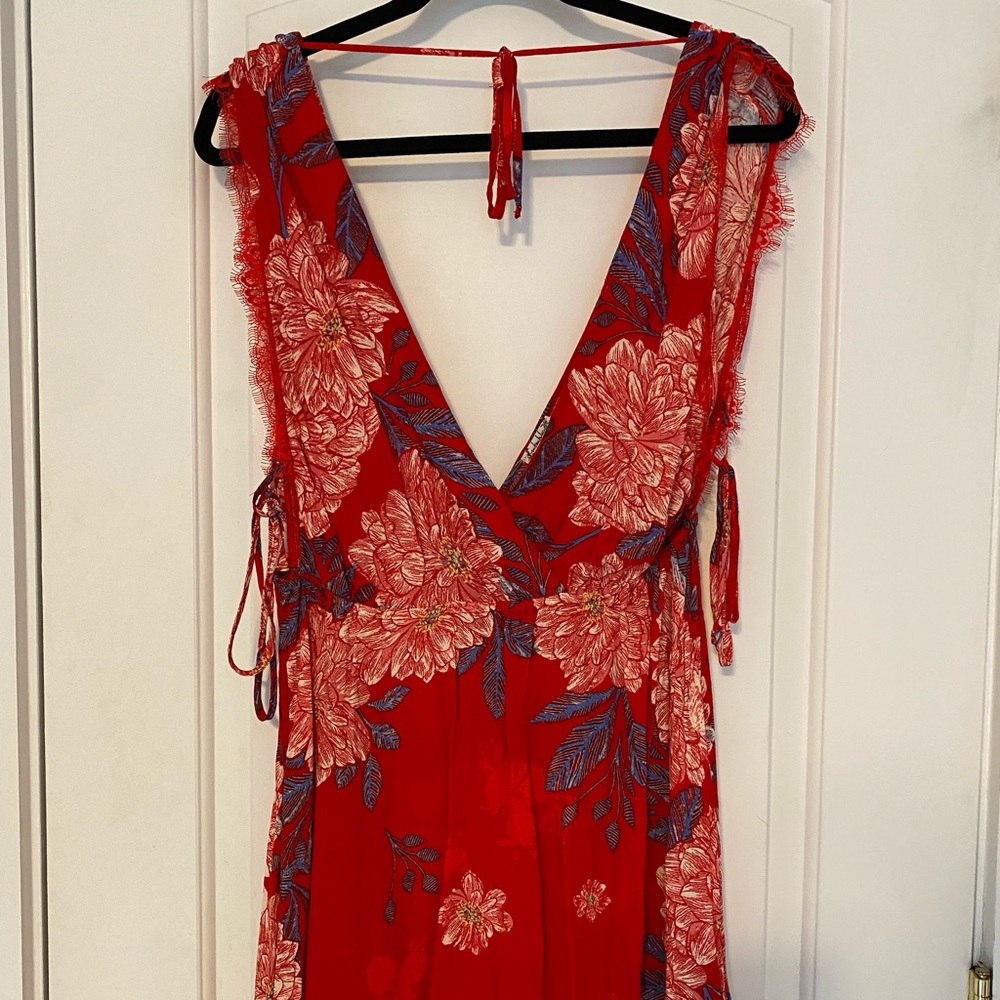Worn ONCE Free People floral dress